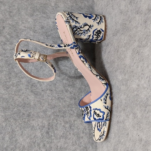 Kate Spade Delphine Embroidered Sandals Size 10B - Picture 5 of 12